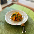 キンプリ's cooksnap of when they made かぼちゃとほうれん草の練り胡麻和え♪.
