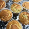 まちゃこはる。's cooksnap of when they made 米粉のさつまいもマフィン(6個分くらい).