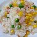 hawaiipine's cooksnap of when they made ベーコンとコーンの簡単ピラフ♪.