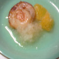 まるかば's cooksnap of when they made ほたてとオレンジのおろし和え.