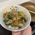 ٩(^‿^)۶'s cooksnap of when they made お弁当に！大葉たっぷり豚小間のマヨ醤油炒.