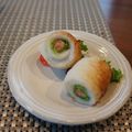 セレビアンコ's cooksnap of when they made グリーンで♬ちくわの紅生姜くるくる.