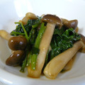 nasubeam's cooksnap of when they made ほうれん草としめじのオイマヨ！.