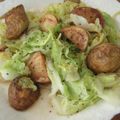 あきのぶどう's cooksnap of when they made 春キャベツと新じゃがのアンチョビ炒め.