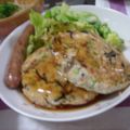 たなころひ's cooksnap of when they made ヘルシーひじき入り豆腐ハンバーグ.
