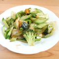 Nekozame's cooksnap of when they made キュウリとキノコのオイスター炒め.