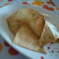 ポンポコあぽろ's cooksnap of when they made ノンオイル♪餃子の皮でチップス.