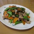 マッハママ's cooksnap of when they made にんじんと豚肉の塩こんぶ炒め☆.