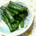 キョク's cooksnap of when they made イ、インゲンがゴマまみれΣ(´▽｀ﾉ)ﾉ.