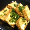 aco63☆'s cooksnap of when they made 厚揚げのポン酢かけ.