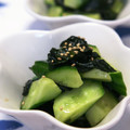 ピンクのたまご's cooksnap of when they made きゅうりとわかめのゴマドレあえ.