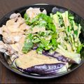 クック2QMCS5☆'s cooksnap of when they made ゴマだれ豚しゃぶそうめん.