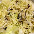蜂蜜きなこ's cooksnap of when they made 千切りキャベツと塩昆布のレンチンオイル.