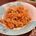 ONE★MAYU★'s cooksnap of when they made 切り干し大根と油揚げの煮物.