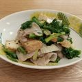 クック0LH3UI☆'s cooksnap of when they made 癖になる味!わさび菜と豚バラのマヨ炒め♪.