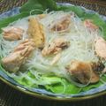 himadek's cooksnap of when they made 塩鮭の春雨胡麻和え.