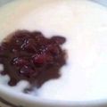 ユーロン's cooksnap of when they made アイスな♥小豆♥フローズンヨーグルト.