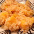 tomokoshiawase's cooksnap of when they made さつま芋と玄米の炊き込みご飯.