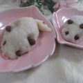 miyuki12's cooksnap of when they made バレンタイインにも☆ネズミのチョコ大福☆.