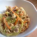 あきりんご♪'s cooksnap of when they made レタスと人参のツナ卵とじ.