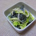 ｕｕｕ's cooksnap of when they made じゃこわかめときゃべつのサラダ.