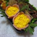 ｕｕｕ's cooksnap of when they made 卵とソーセージdeちょっと清楚な椿の花.