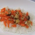きらり流れ星's cooksnap of when they made にんじんそぼろ丼.