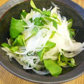 niconoco's cooksnap of when they made クレソンと新タマネギのサラダ.