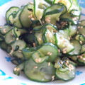 ☆よ～たん★'s cooksnap of when they made 給食風☆胡瓜のごま和え.
