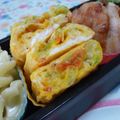 monchanママ's cooksnap of when they made 卵焼き in ねぎ＆桜海老♪.