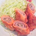 アユえもん's cooksnap of when they made 大葉と梅のさっぱり変わり豚カツ♪.