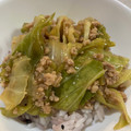 ゆみらんたん's cooksnap of when they made 丼にも◎キャベツと挽き肉の炒め物。.