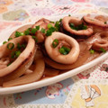 rie-tin's cooksnap of when they made 我が家の中華✿イカと玉ねぎの炒め.