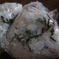 ゆめりの's cooksnap of when they made 塩昆布＆大葉＆しらすのおにぎり.