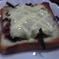 タミチン's cooksnap of when they made 納豆チーズマヨトースト.