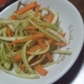 ゆーあちん's cooksnap of when they made マヨカレー味の大根の皮☆゜:。*。.