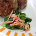 るらちゃん's cooksnap of when they made ホッとする味☆ほうれん草と桜海老の和え物.