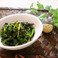 悠おかしゃん's cooksnap of when they made ほうれん草のわかめ忍ばす旨味和え✿.