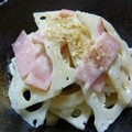 いずみるく's cooksnap of when they made れんこんの辛子マヨ和え.