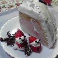 たまこかあさん's cooksnap of when they made ぶきっちょさんでも♥可愛い苺サンタ♥.