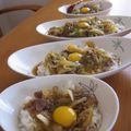 こーぼライフ's cooksnap of when they made 卵のっけ☆牛丼.