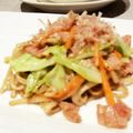momochu♡'s cooksnap of when they made オイマヨ焼きうどん.