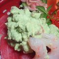 のおこ's cooksnap of when they made お家カフェ☆梅マヨアボカドマグロ丼.