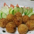kendam's cooksnap of when they made さつまいも＆栗*ほっくりコロッケ*.