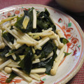 まろんかふぇ's cooksnap of when they made ワカメとエノキのショウガ煮.