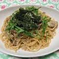 moruchama's cooksnap of when they made まいたけと青じその和風パスタ.