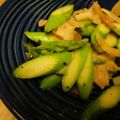 みかん主婦's cooksnap of when they made ∮ アスパラとベーコンღにんにく炒め ∮.