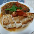 空豆あられ's cooksnap of when they made チキンソテーのラタトゥユソース.