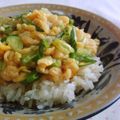 doiko's cooksnap of when they made ✿お蕎麦屋さんメニュー♡たぬき丼✿.