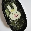 hirotofumi's cooksnap of when they made ありがとウサギ～♪（キャラ弁）.